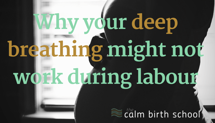 Deep breathing in labour