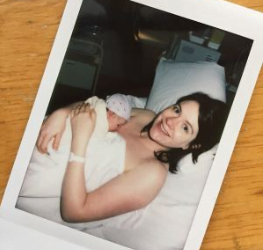 “Six hours later we had our baby girl in our arms – no pain relief required!”